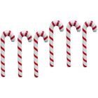  6 Pcs Walking Sticks Holiday Inflatable Cane Decoration Child Christmas Tree