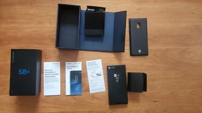 Samsung Galaxy S8+ Caja de fábrica y manual y extras Foto 1 de 4