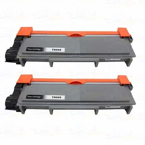 2PK TN660 Toner for Brother TN630 TN660 HL-L2340DW L2360DW L2320D L2380DW L2305W - Picture 1 of 1