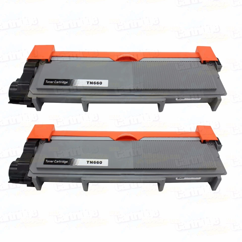 2PK TN660 Toner for Brother TN630 TN660 HL-L2340DW L2360DW L2320D L2380DW L2305W - Image 1 of 1