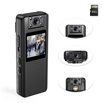 BOBLOV HD Portable Body Worn Camera 1080P Video Recording For Law Enforcement - Image 1 of 4