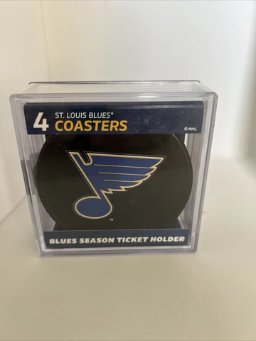 ST LOUIS BLUES COASTER SET OF 4 SEASON TICKET HOLDER 2016 RARE NEW Cover