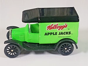 MATCHBOX 1/64 Diecast Green Apple Jacks 1921 Ford Model T Car Kellogg’s Vtg - Picture 1 of 4