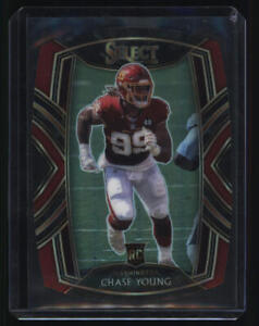 2020 Panini Select #264 Chase Young Red Prizm Die Cut