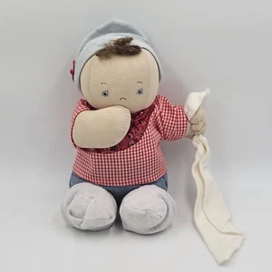 Jan Shackelford Soft Sculptured Rag Cloth Doll Plush Baby Boy  14" pp2 - Picture 1 of 7