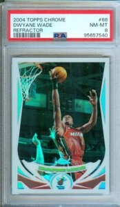 2004 Topps Chrome DWYANE WADE Refractor #68 Miami Heat PSA 8 - Picture 1 of 2
