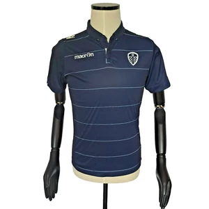 Leeds United Small / XL Junior 19" P2P 2015 Macron away shirt football jersey - Picture 1 of 8