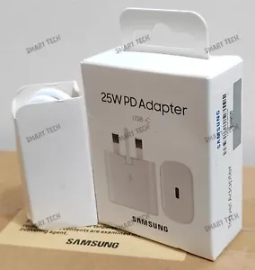 Official Original Samsung 25W Super Fast Charger Adapter Plug GALAXY S23 S22 S21 - Picture 1 of 18