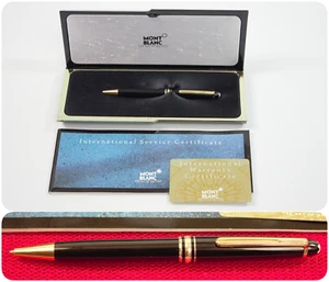 MontBlanc Meisterstuck Classique Ballpoint Black/Gold Pen - Picture 1 of 7