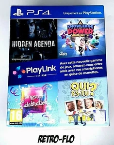 Pack 4 Jeux PlayLink PS4 - Qui es tu ? + Knowledge + SingStar + Hidden - NEUF - Picture 1 of 3