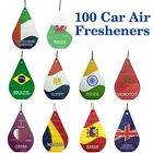 Car Air Fresheners Teardrop Hanging Air Freshners Pack of 100 Mixed