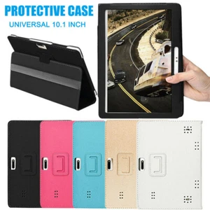 Universal PU Leather Protective Case Cover Stand For 10/10.1 Inch Android Tablet - Picture 1 of 27