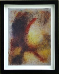 MADELEINE GAECKLER (1911/1995) - Pastell - " ABSTRAKTE KOMPOSITION " - Bild 1 von 3