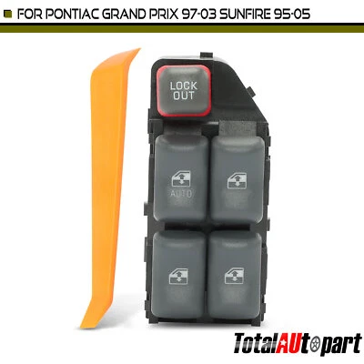 Power Window Switch for Pontiac Grand Prix 97-03 Sunfire 95-05 Front Driver Side - Image 1 of 4