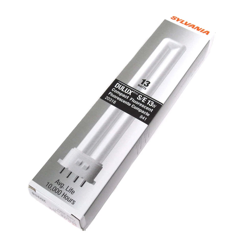 20318 Sylvania CF13DS/E/841 Dulux S/E 13W 4 Pin CFL Lamp - Image 1 of 1