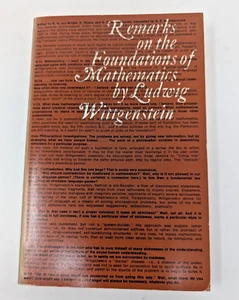 Wittgenstein, Remarks on the Foundations of Mathematics MIT Press, 1972 VG+ - Picture 1 of 4