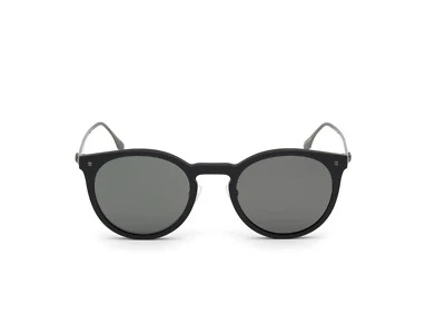 Marco de gafas de sol polarizadas redondas de plástico negro mate BMW BW0007 02D 54-24-145 Foto 1 de 2