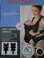 Babybjorn Baby Carrier Miracle - Air Mesh (Newborn up to 15 months)