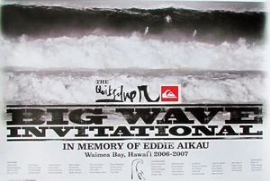 2006-07 Quiksilver Eddie Aikau Waimea Hawaii Big Wave Surfing Contest Poster - Picture 1 of 1