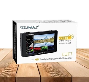 FeelWorld LUT7 7" 3D LUT 4K Camera Field Monitor Touchscreen HDMI 2200nit 323PPI - Picture 1 of 3