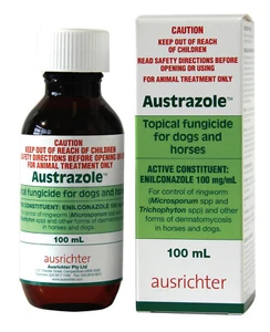 Austrazole Ringworm & Malassezia Treatment Wash 100mL for Dogs & Horses. - Picture 1 of 22