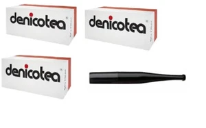 3 filtri punta sigaretta Denicotea 50 pz + Punta per sigaretta Denicotea - Foto 1 di 1