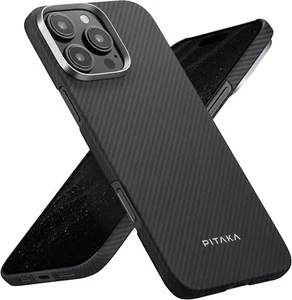 pitaka Ultradünne Hülle für iPhone 16 Pro Max aus Aramidfaser in Luftfahrtqualit - Bild 1 von 21