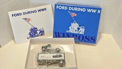 Vintage Winross Trucks Ford During WW2 1942 Ford Deluxe Fordor sedan 1/64 - Image 1 of 4
