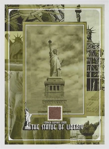 VIRUTAS DE COBRE REALES DE LA ESTATUA DE LA LIBERTAD, NYC, Ellis Island, Lady Liberty - Imagen 1 de 12