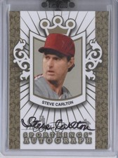 2010 Sportkings Series D Auto Gold Steve Carlton #A-SC1 Auto HOF