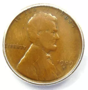 1909-S VDB Lincoln Wheat Cent 1C Penny. Certified ICG VG8 - Rare Key Date Coin - Picture 1 of 4
