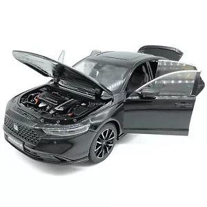 1/18 Honda Accord Model Car Diecast Toy Cars 4 Doors Open with Light Sound Black - Picture 1 of 12