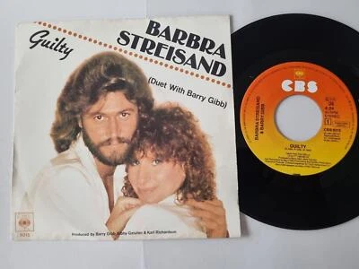 7" Single Barbra Streisand/ Barry Gibb - Guilty Vinyl Holland - Image 1 of 4