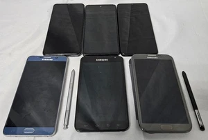 Lot of 6x Android Cell Phones Various Models PARTS OR REPAIR READ - Photo 1 sur 18