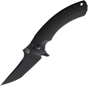 Bastinelli Creations Gecko Framelock FX-537 BR N690 Black G10 Folding Knife - Picture 1 of 2