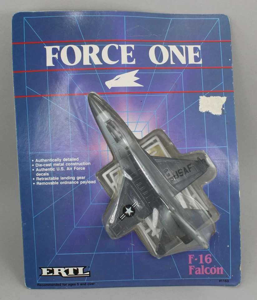 1989 ERTL Air Force One *F-16 FALCON* Fighter Jet #1163 *NIP* - Image 1 of 1