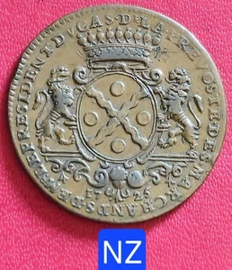 Dépt 69 Lyon -  Beau Jeton en Bronze 31 mm - Consulat De Lyon Laurent Dugas 1725 - Bild 1 von 2