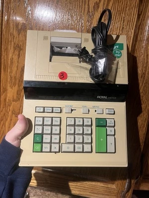 Royal 248PD II Electronic Calculator Adding Machine Print Display Vintage PARTS - Image 1 of 4