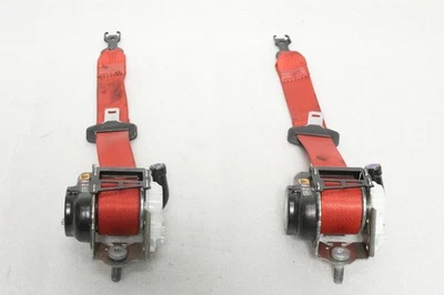 2021-2024 Chevy Corvette C8 Front Driver Seat Belt & Retractor Red OEM 84716336 - Image 1 of 4