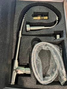 Roddex Rubinetto Cucina Estraibile Spruzzatore Nichel Spazzolato Manico Singolo Moderno - Foto 1 di 3