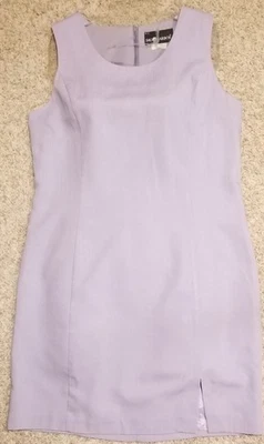 Vestido SAG HARBOR sin mangas lila talla mediana algodón/poliéster totalmente forrado Foto 1 de 4