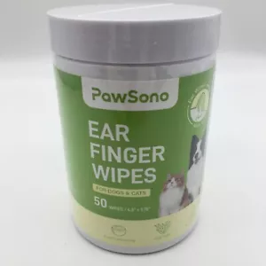 Ear Finger Wipes For Dogs And Cats - Picture 1 of 3