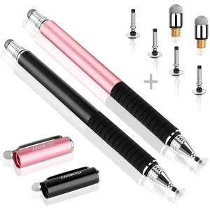 (2nd Generation) [2 in 1 Precision Series] MEKO Disc Stylus Pen 2PCS - Picture 1 of 10