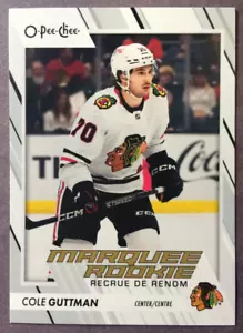 2023-24 O-Pee-Chee Marpa Novato #547 Cole Guttman Chicago Blackhawks radiocontrol - Imagen 1 de 1