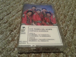 LOS TIGRES DEL NORTE ~ ZARPAZOS NORTENOS! ~ CASSETTE 1994 ~ VG+/VG+ ~ RARE - Picture 1 of 3
