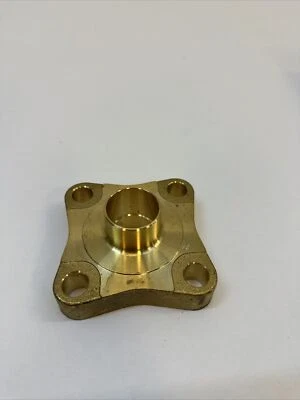 4 Bolt Flange Brass 1/8" x 2-1/2" - Image 1 of 4