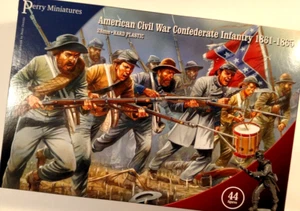 Perry Miniaturas Plástico - ACW80 Guerra Civil Americana Infantería Confederada - Imagen 1 de 7