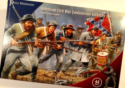 Perry Miniatures Plastic - ACW80 American Civil War Confederate Infantry - Image 1 of 4
