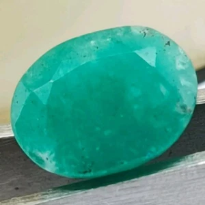 3.58 cts Natural Green Emerald Oval Cut Loose Gemstone AG274 - Picture 1 of 6