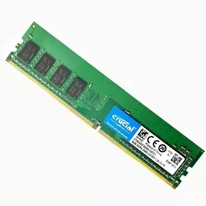 Crucial DDR4 4GB 8GB 16GB 2400Mhz 2666 3200 PC4 288pins Desktop Memory Dimm Ram - Picture 1 of 6